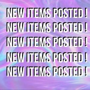 NEW ITEMS POSTED